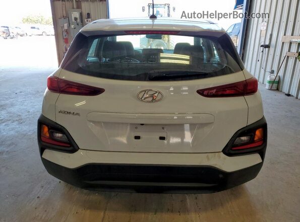 KM8K12AA0LU583879 2020 HYUNDAI KONA White წინა სალონის ხედი