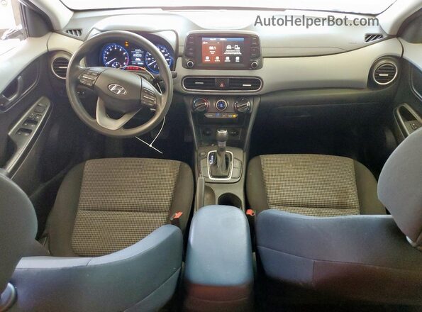 KM8K12AA0LU583879 2020 HYUNDAI KONA White ხელსაწყოთა პანელის ხედი