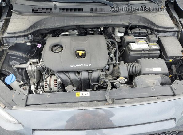 KM8K12AA0MU604666 2021 HYUNDAI KONA Charcoal Շարժիչի բաժամունքի տեսք