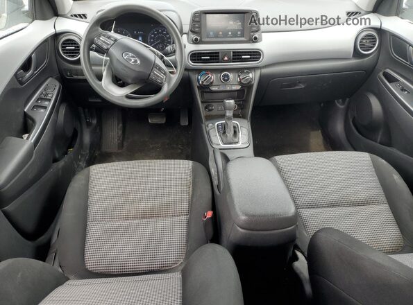 KM8K12AA0MU604666 2021 HYUNDAI KONA Charcoal Առջևի վահանակի տեսք