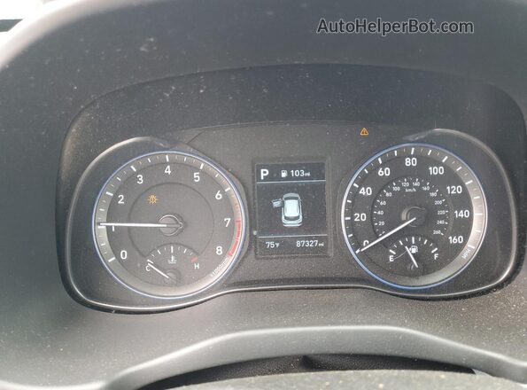KM8K12AA0MU604666 2021 HYUNDAI KONA Charcoal Սարքավորումների վահանակի տեսք