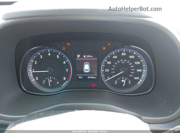 KM8K12AA7LU474576 2020 HYUNDAI KONA Серый Вид задних сидений