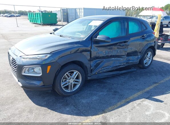 KM8K12AA7LU474576 2020 HYUNDAI KONA Серый Передняя левая четверть