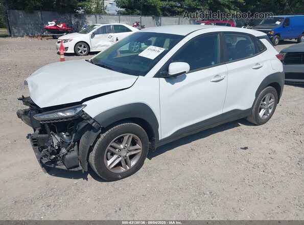 KM8K12AA8LU451663 2020 HYUNDAI KONA White Przód lewy
