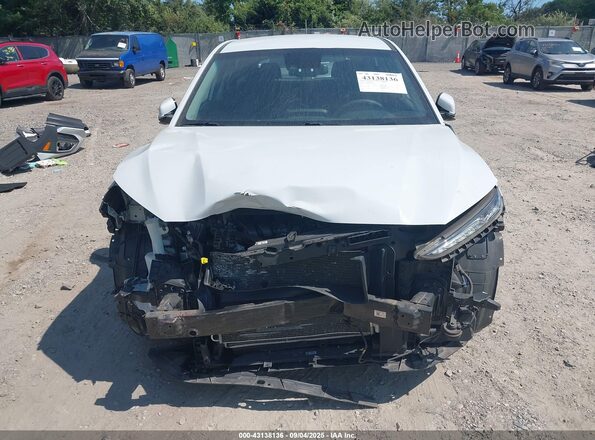 KM8K12AA8LU451663 2020 HYUNDAI KONA White Widok zestawu wskaźników