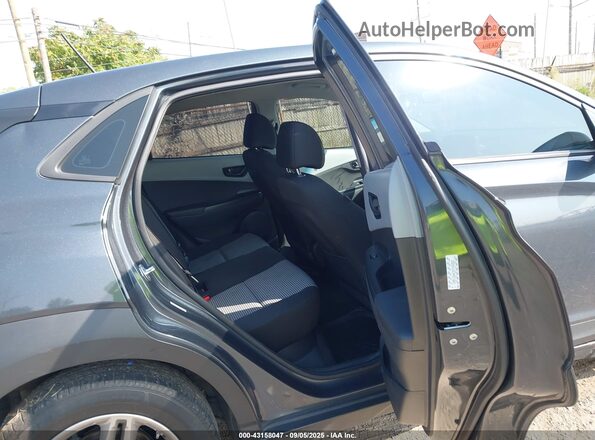 KM8K12AAXMU742263 2021 HYUNDAI KONA Gray Widok naklejki z numerem VIN