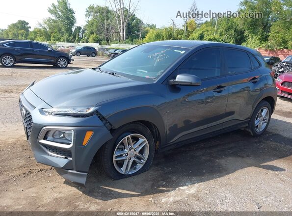 KM8K12AAXMU742263 2021 HYUNDAI KONA Gray Przód lewy