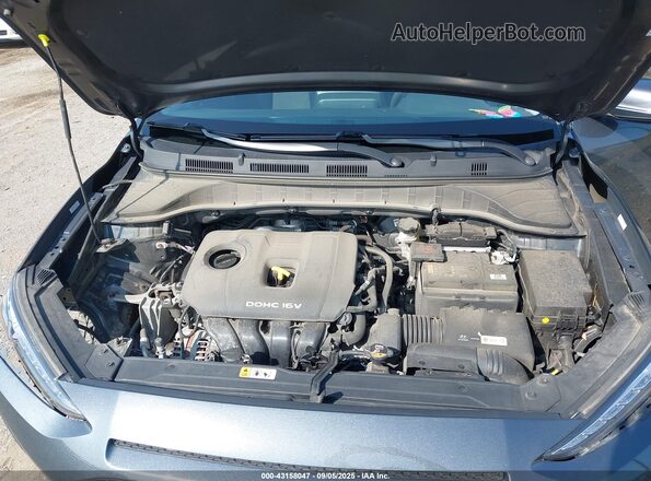 KM8K12AAXMU742263 2021 HYUNDAI KONA Gray Widok z tyłu