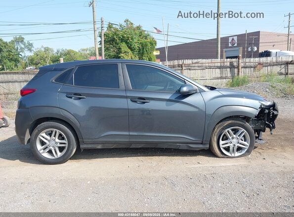 KM8K12AAXMU742263 2021 HYUNDAI KONA Gray Widok wnętrza z tyłu