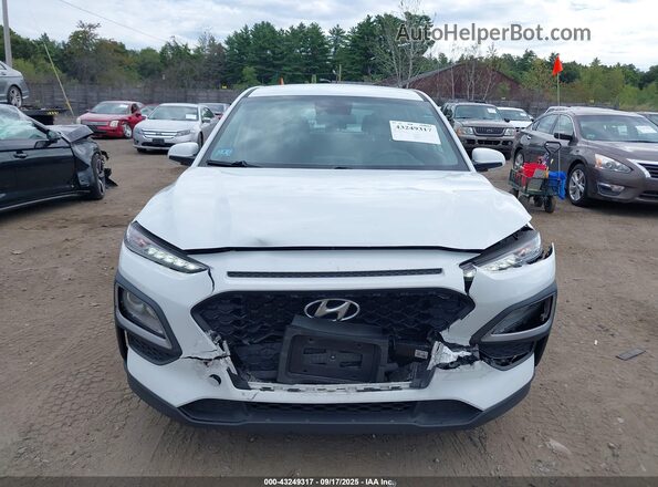 KM8K1CAA5LU575024 2020 HYUNDAI KONA White Widok zestawu wskaźników
