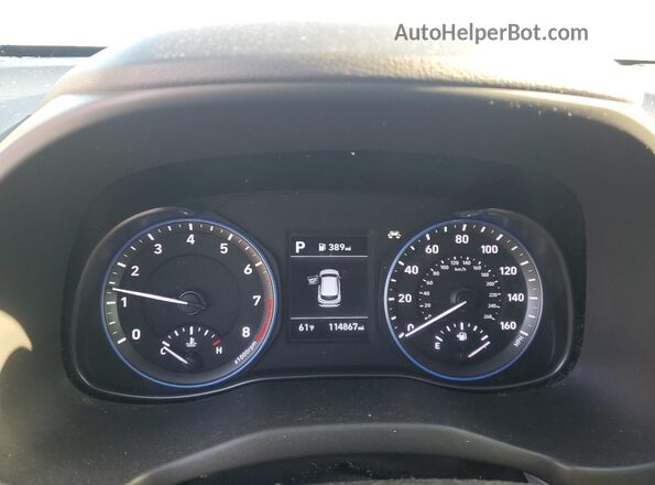 KM8K1CAA8LU553227 2020 HYUNDAI KONA Orange Вид щитка приладів