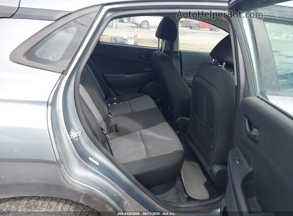 KM8K1CAAXMU615373 2021 HYUNDAI KONA Gray VIN կոդի պիտակի տեսք