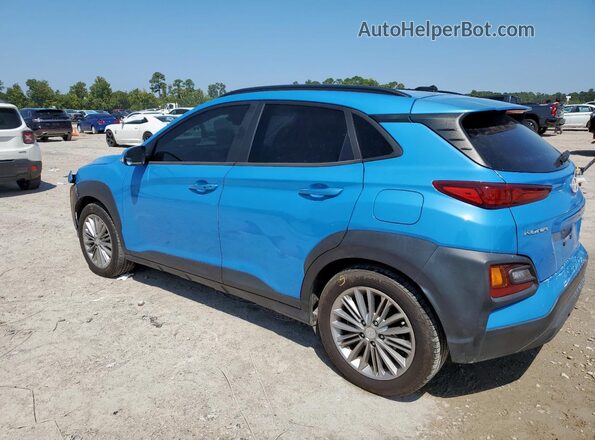 KM8K22AA6LU489552 2020 HYUNDAI KONA Blue Задня ліва чверть