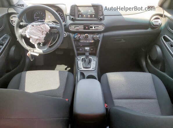 KM8K22AA6LU489552 2020 HYUNDAI KONA Blue Вид панелі приладів