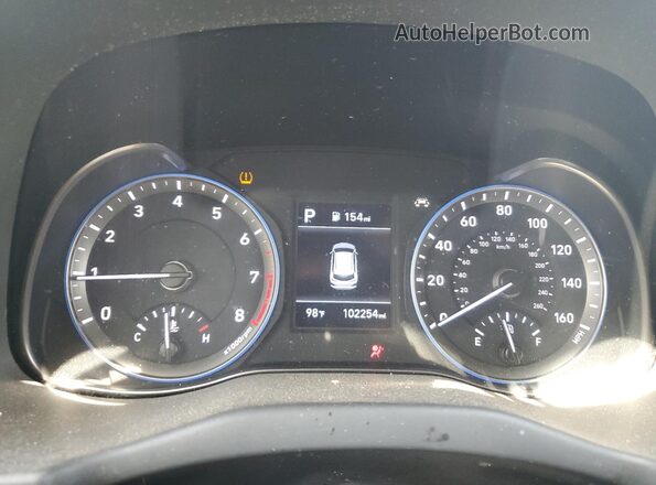 KM8K22AA7LU405982 2020 HYUNDAI KONA Gray Vista del cuadro de instrumentos