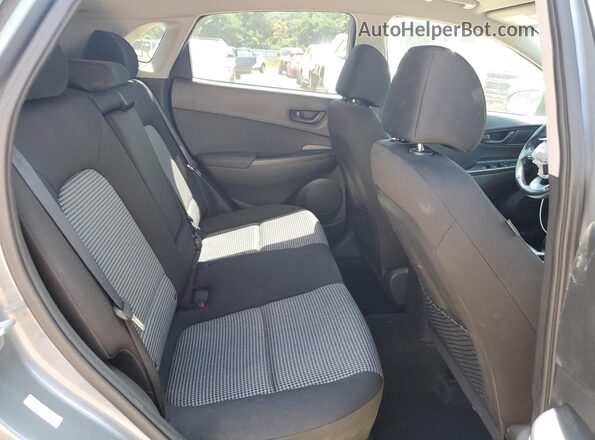 KM8K22AA7LU405982 2020 HYUNDAI KONA Gray Vista de los asientos traseros
