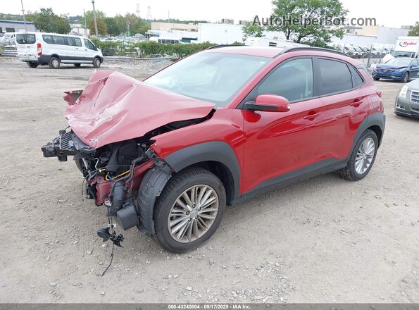 KM8K22AAXMU651667 2021 HYUNDAI KONA Red Vista tres cuartos delantera izquierda