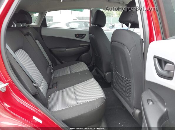 KM8K22AAXMU651667 2021 HYUNDAI KONA Red Vista de la etiqueta del VIN