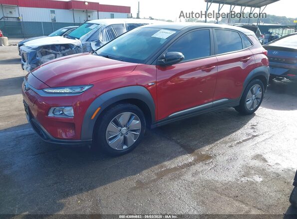 KM8K23AG2LU063710 2020 HYUNDAI KONA ELECTRIC Красный Передняя левая четверть