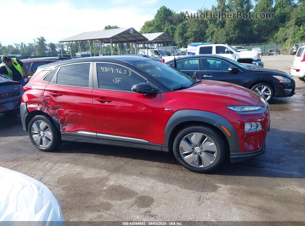 KM8K23AG2LU063710 2020 HYUNDAI KONA ELECTRIC Красный Вид задней части салона