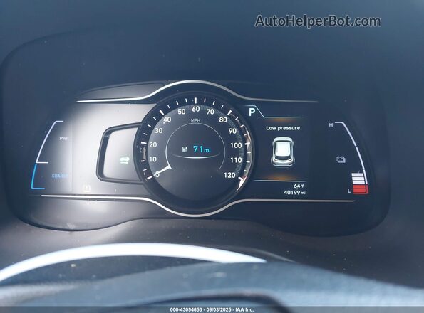 KM8K23AG2LU063710 2020 HYUNDAI KONA ELECTRIC Красный Вид задних сидений
