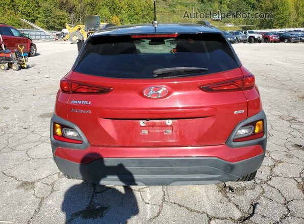 KM8K2CAA5LU596730 2020 HYUNDAI KONA Red Vista trasera