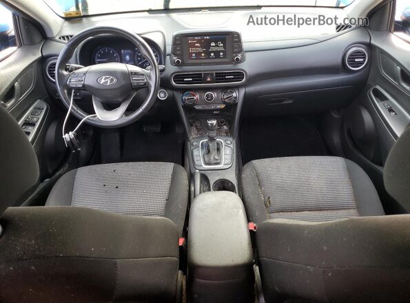 KM8K2CAA7LU489792 2020 HYUNDAI KONA Blue წინა პანელის ხედი