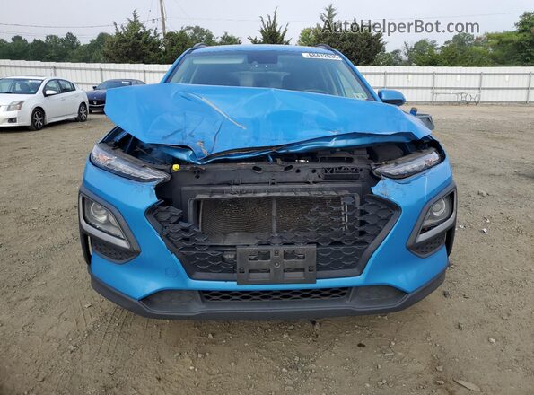 KM8K2CAA7LU489792 2020 HYUNDAI KONA Blue წინა ხედი