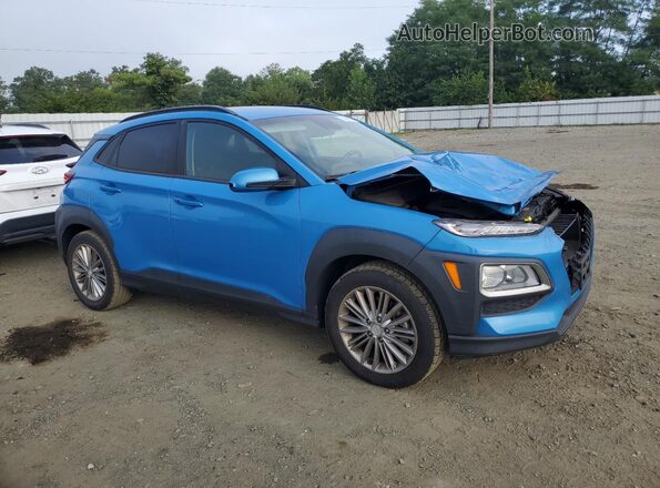 KM8K2CAA7LU489792 2020 HYUNDAI KONA Blue წინა მარჯვენა