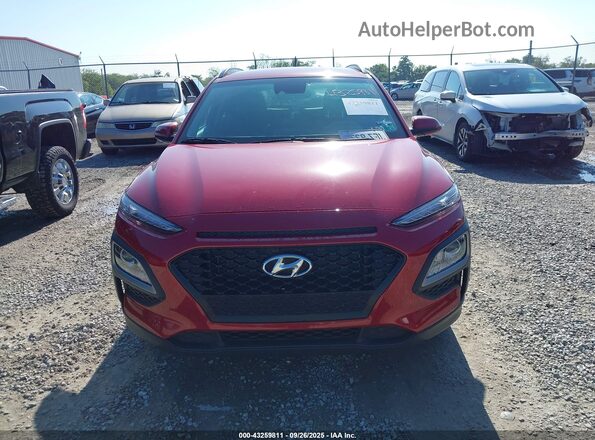 KM8K2CAA7LU491140 2020 HYUNDAI KONA Red Вид щитка приладів