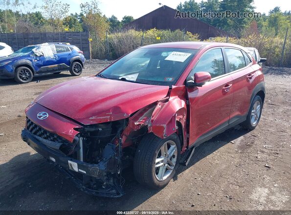 KM8K2CAB3NU840659 2022 HYUNDAI KONA Красный Передняя левая четверть