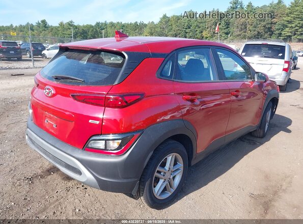 KM8K2CAB3NU840659 2022 HYUNDAI KONA Красный Задняя правая четверть