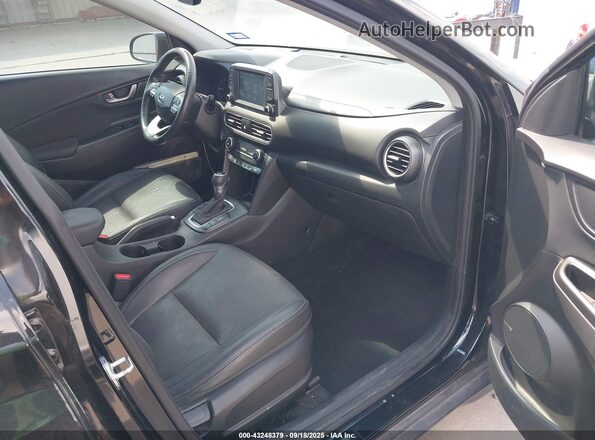 KM8K33A54LU471072 2020 HYUNDAI KONA Black Вид салону спереду