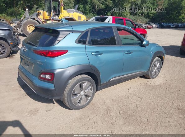 KM8K33AG6LU069569 2020 HYUNDAI KONA ELECTRIC Light Blue Задняя правая четверть