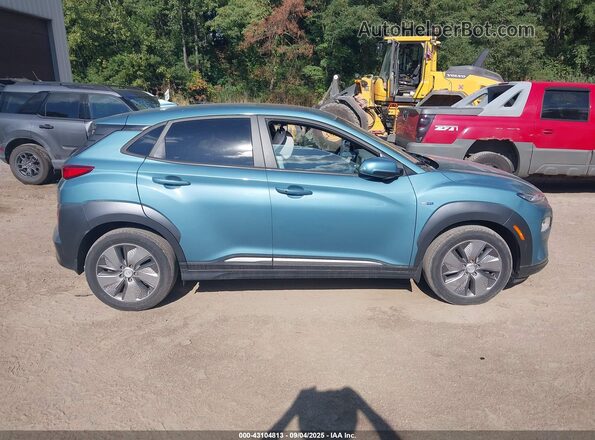 KM8K33AG6LU069569 2020 HYUNDAI KONA ELECTRIC Light Blue Панорамный вид салона 360°