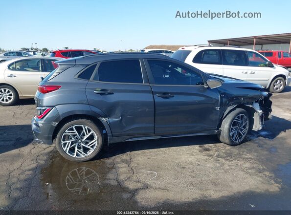 KM8K3CA33NU925698 2022 HYUNDAI KONA Черный Вид щитка приборов