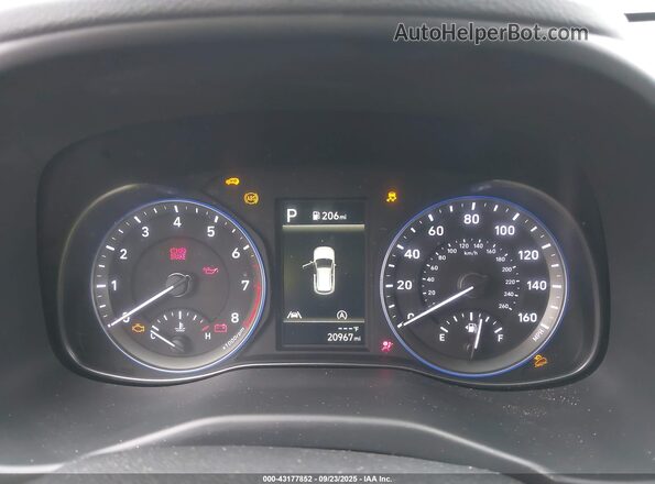 KM8K3CAB7NU858451 2022 HYUNDAI KONA Серый Вид задних сидений