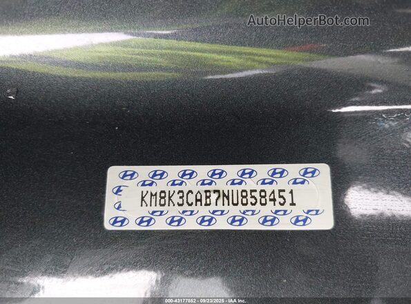 KM8K3CAB7NU858451 2022 HYUNDAI KONA Серый 