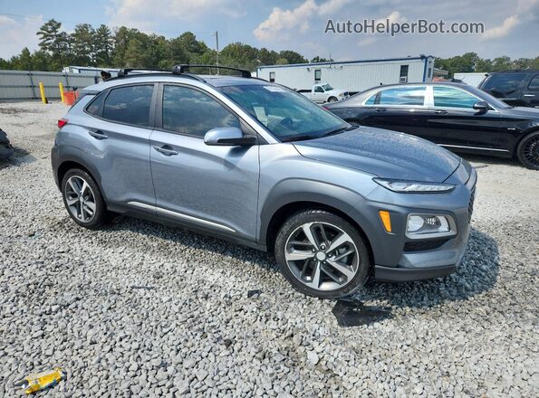 KM8K53A50LU549034 2020 HYUNDAI KONA Серый Передняя правая четверть