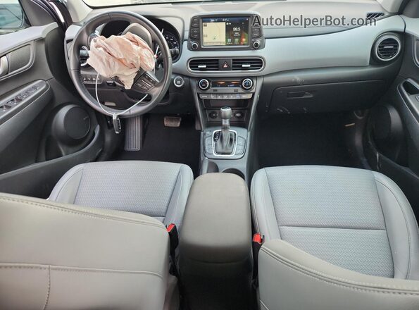 KM8K53A50LU549034 2020 HYUNDAI KONA Серый Вид панели приборов