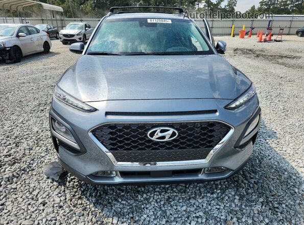 KM8K53A50LU549034 2020 HYUNDAI KONA Серый Вид спереди