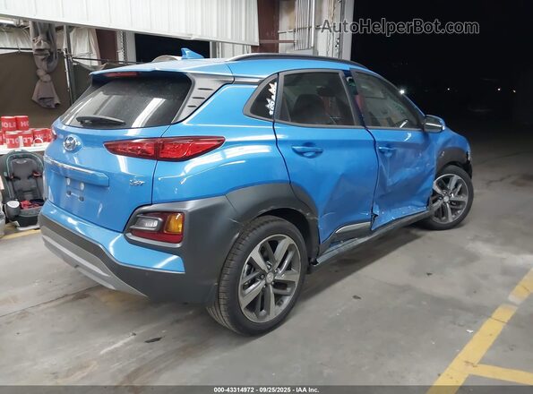 KM8K53A52LU576641 2020 HYUNDAI KONA Blue Trasero derecho