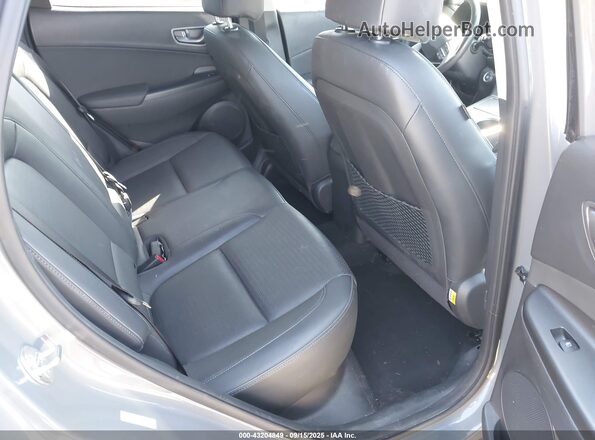 KM8K53AG2MU122750 2021 HYUNDAI KONA ELECTRIC Gray Вид наклейки з VIN-кодом