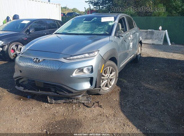 KM8K53AG9LU079104 2020 HYUNDAI KONA ELECTRIC Light Blue Front left