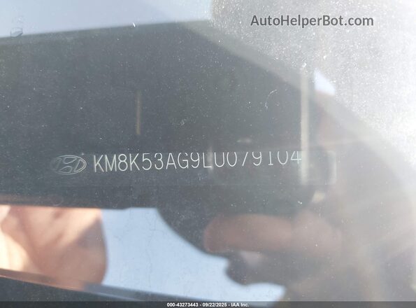 KM8K53AG9LU079104 2020 HYUNDAI KONA ELECTRIC Light Blue Engine compartment view