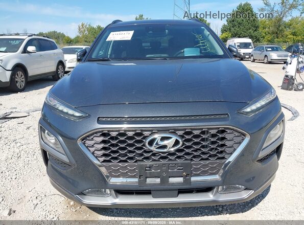 KM8K5CA52LU439781 2020 HYUNDAI KONA Gray Դիմացի տեսք