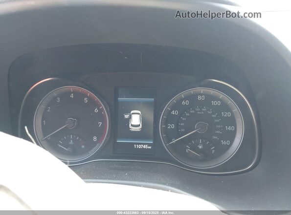 KM8K62AA0LU440786 2020 HYUNDAI KONA White უკანა სავარძლების ხედი