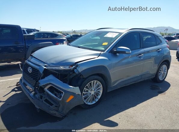 KM8K62AA6LU493492 2020 HYUNDAI KONA Серый Передняя левая четверть