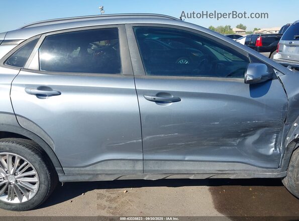 KM8K62AA6LU493492 2020 HYUNDAI KONA Серый Вид задней части салона