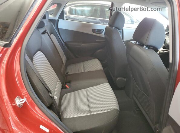 KM8K62AA8MU628652 2021 HYUNDAI KONA Red Սալոնի հետևի տեսք